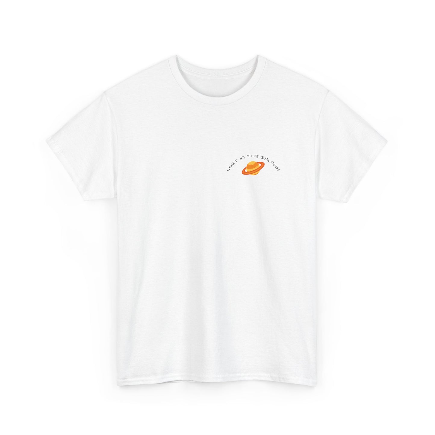 Lost in the Galaxy T-Shirt – Floating Space Cat Yarn Tee