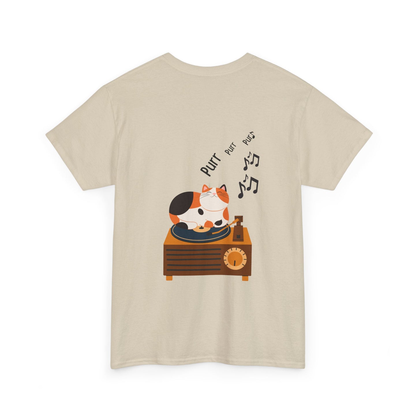 Meow Mix T-Shirt – Cat on Record Player Music Tee