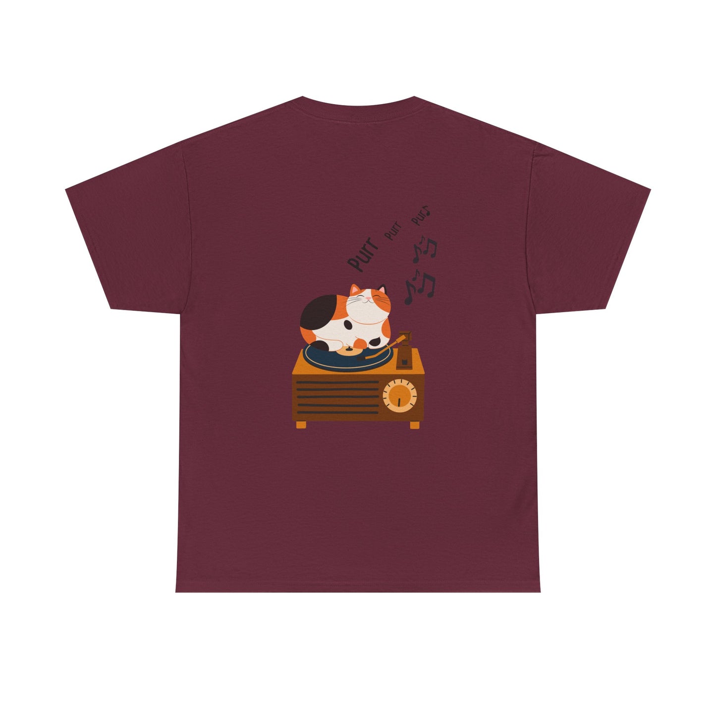 Meow Mix T-Shirt – Cat on Record Player Music Tee