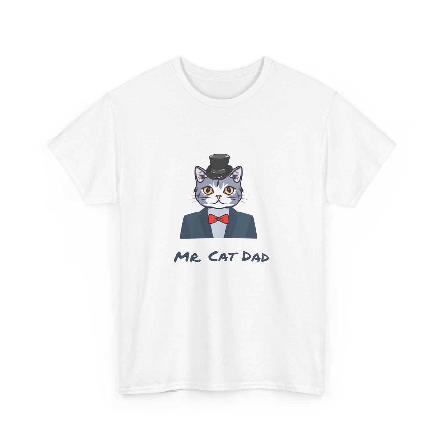 Mr. Cat Dad T-Shirt – Cat Dad Logo Tee