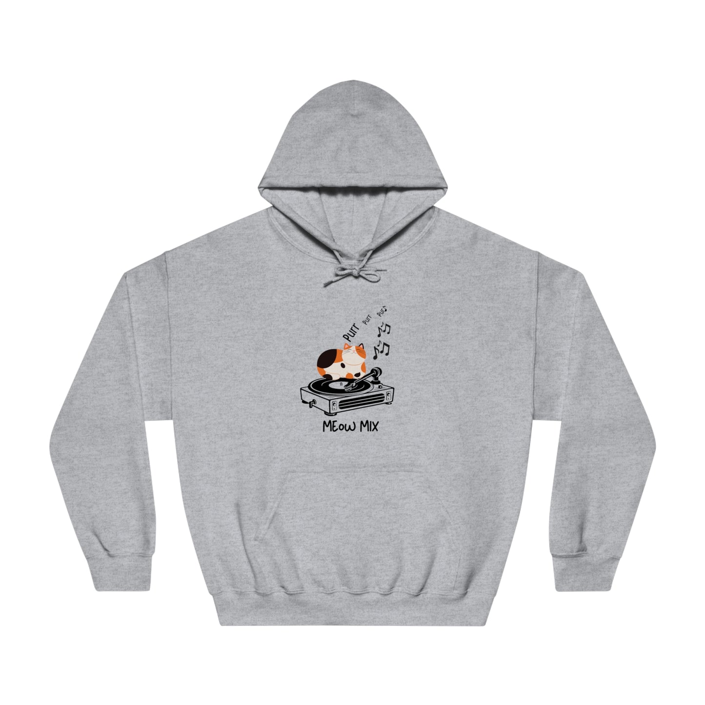 Meow Mix Hoodie – Cat + Music Lover Sweatshirt