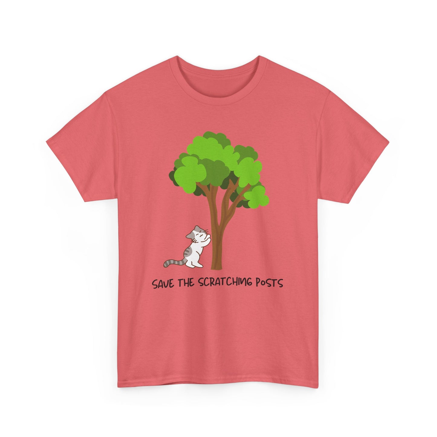 Tree Scratcher T-Shirt – Cat + Nature Lovers Earth Day Tee