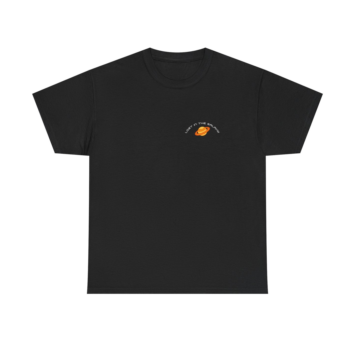 Lost in the Galaxy T-Shirt – Floating Space Cat Yarn Tee