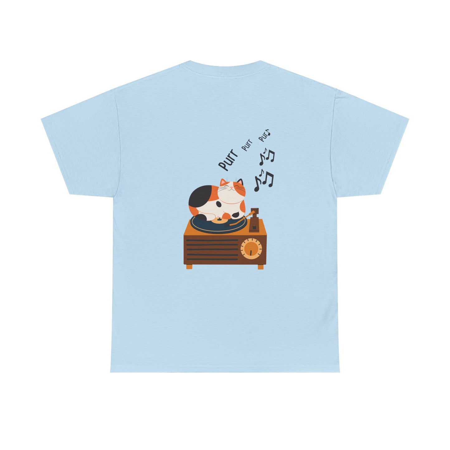 Meow Mix T-Shirt – Cat on Record Player Music Tee