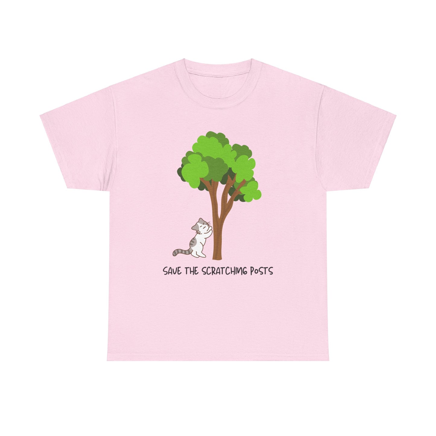 Tree Scratcher T-Shirt – Cat + Nature Lovers Earth Day Tee