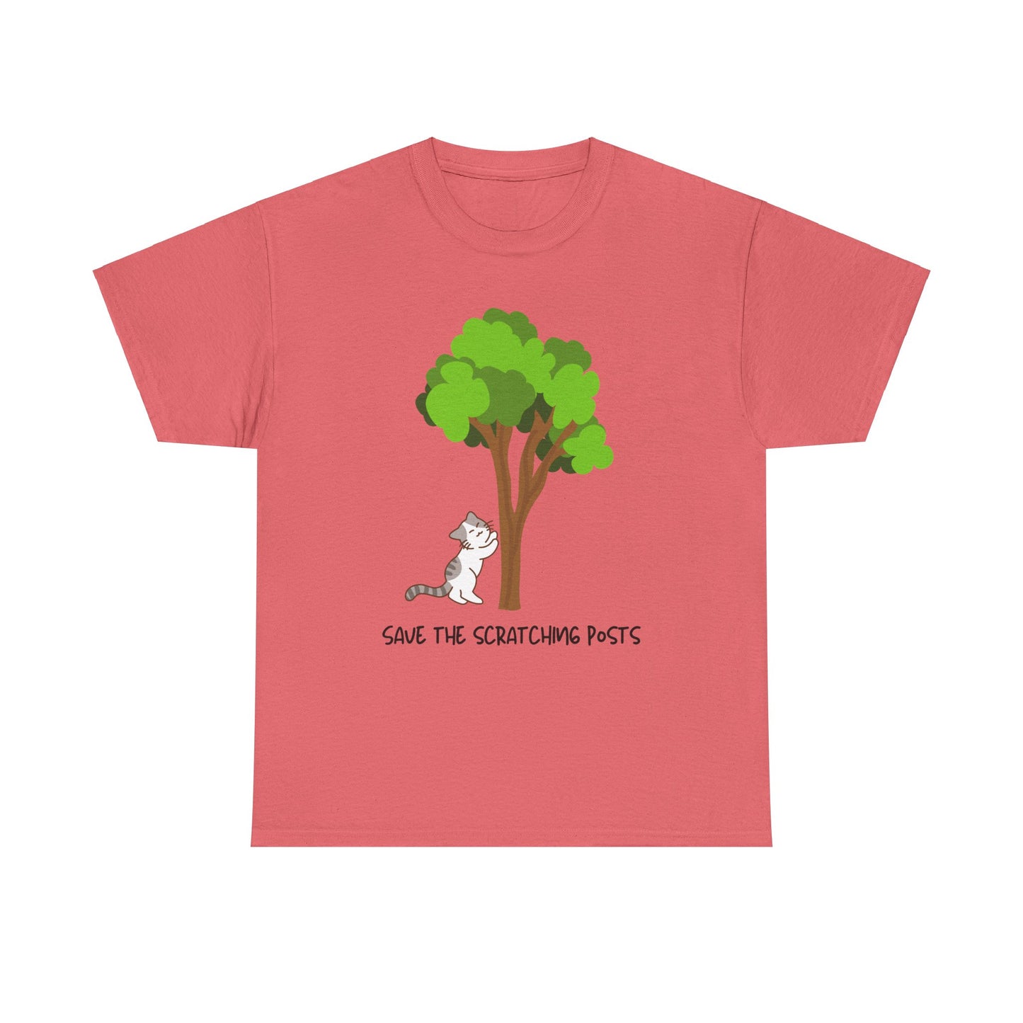Tree Scratcher T-Shirt – Cat + Nature Lovers Earth Day Tee