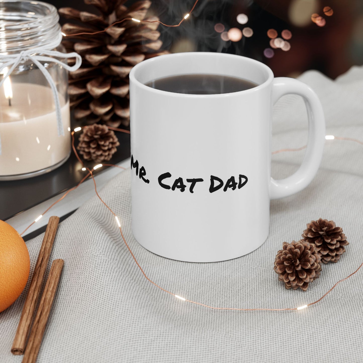 Cat Dad Coffee Mug – Mr. Cat Dad Signature Cup