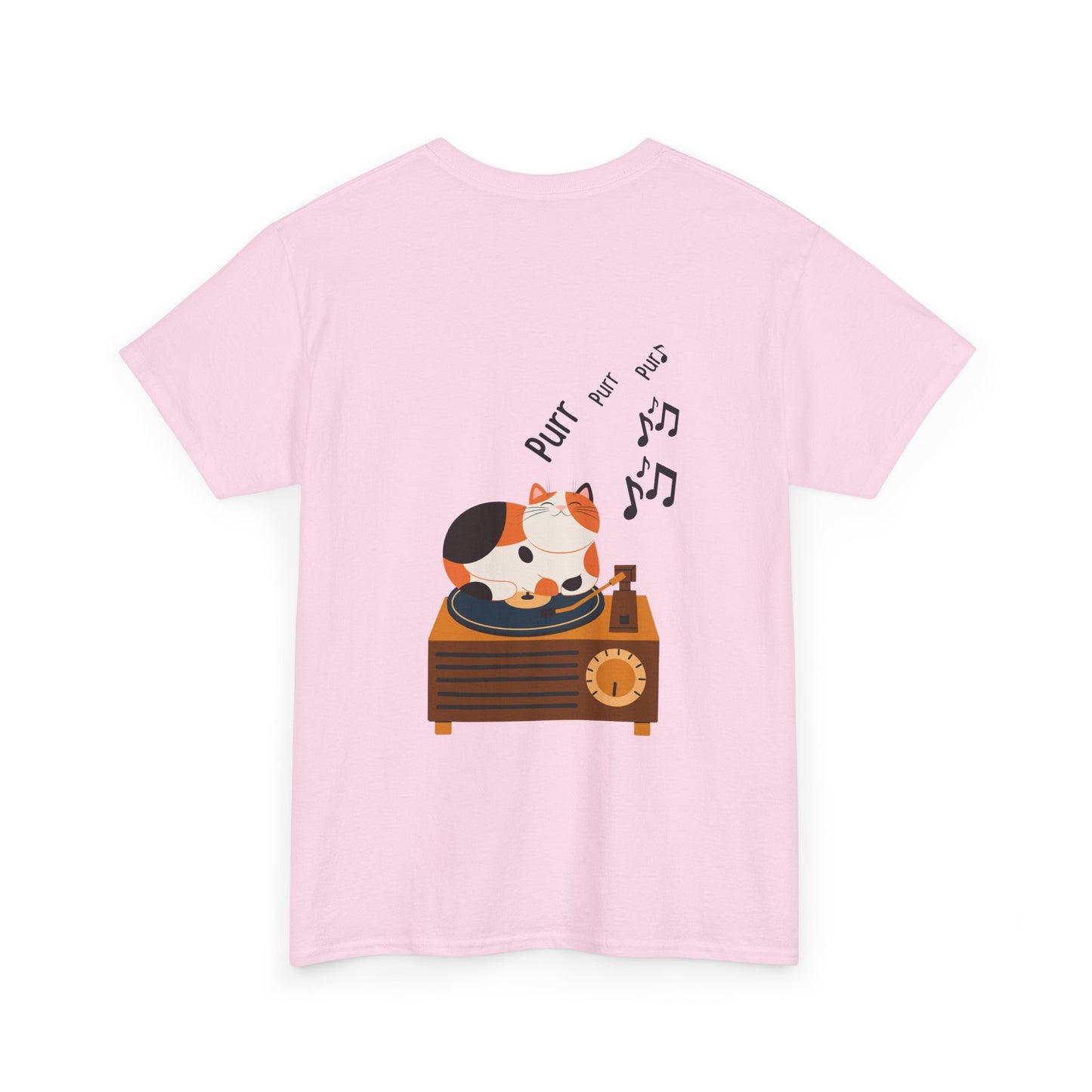 Meow Mix T-Shirt – Cat on Record Player Music Tee