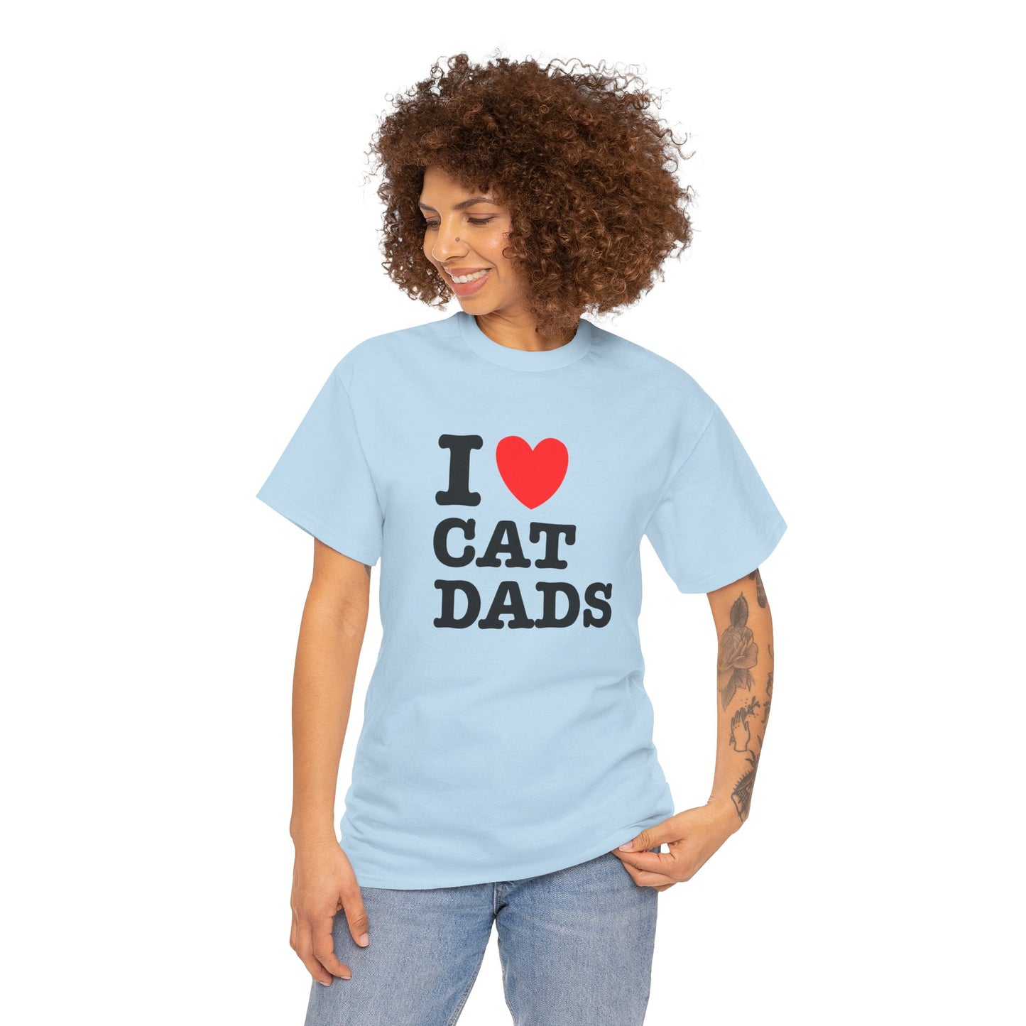 I Love Cat Dads T-Shirt – Bold Statement Tee