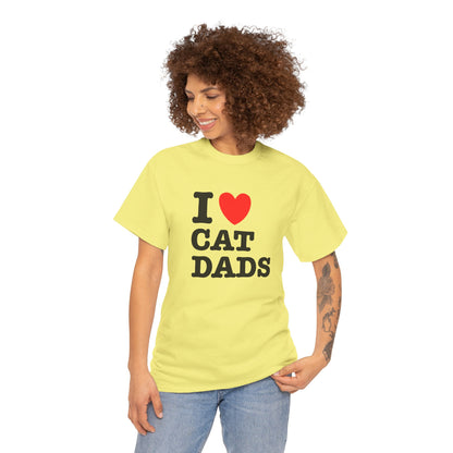 I Love Cat Dads T-Shirt – Bold Statement Tee