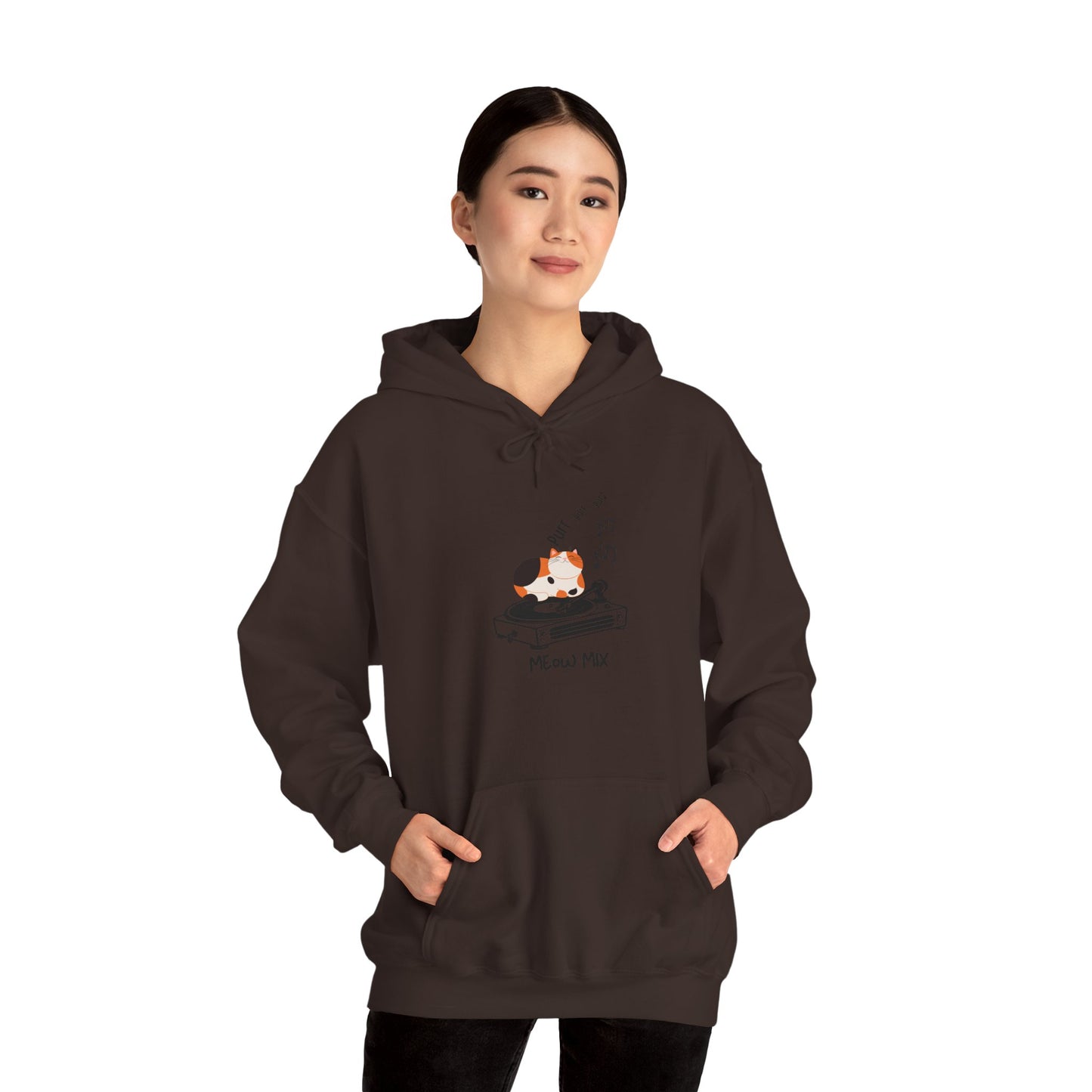 Meow Mix Hoodie – Cat and Music Lover Sweatshirt