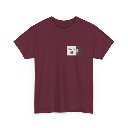Meow Mix T-Shirt – Cat on Record Player Music Tee