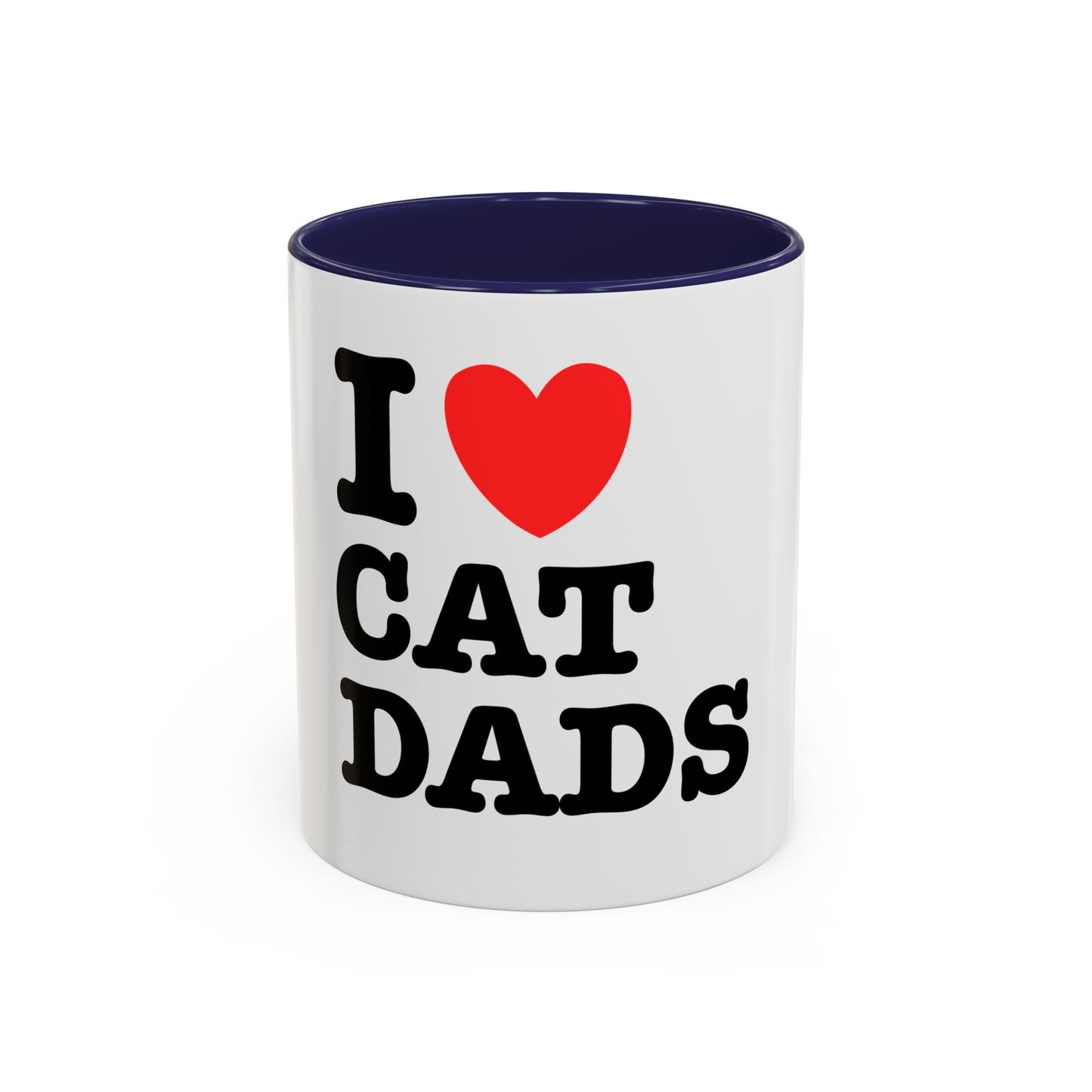 I Love Cat Dads Coffee Mug – 11oz Ceramic Mug