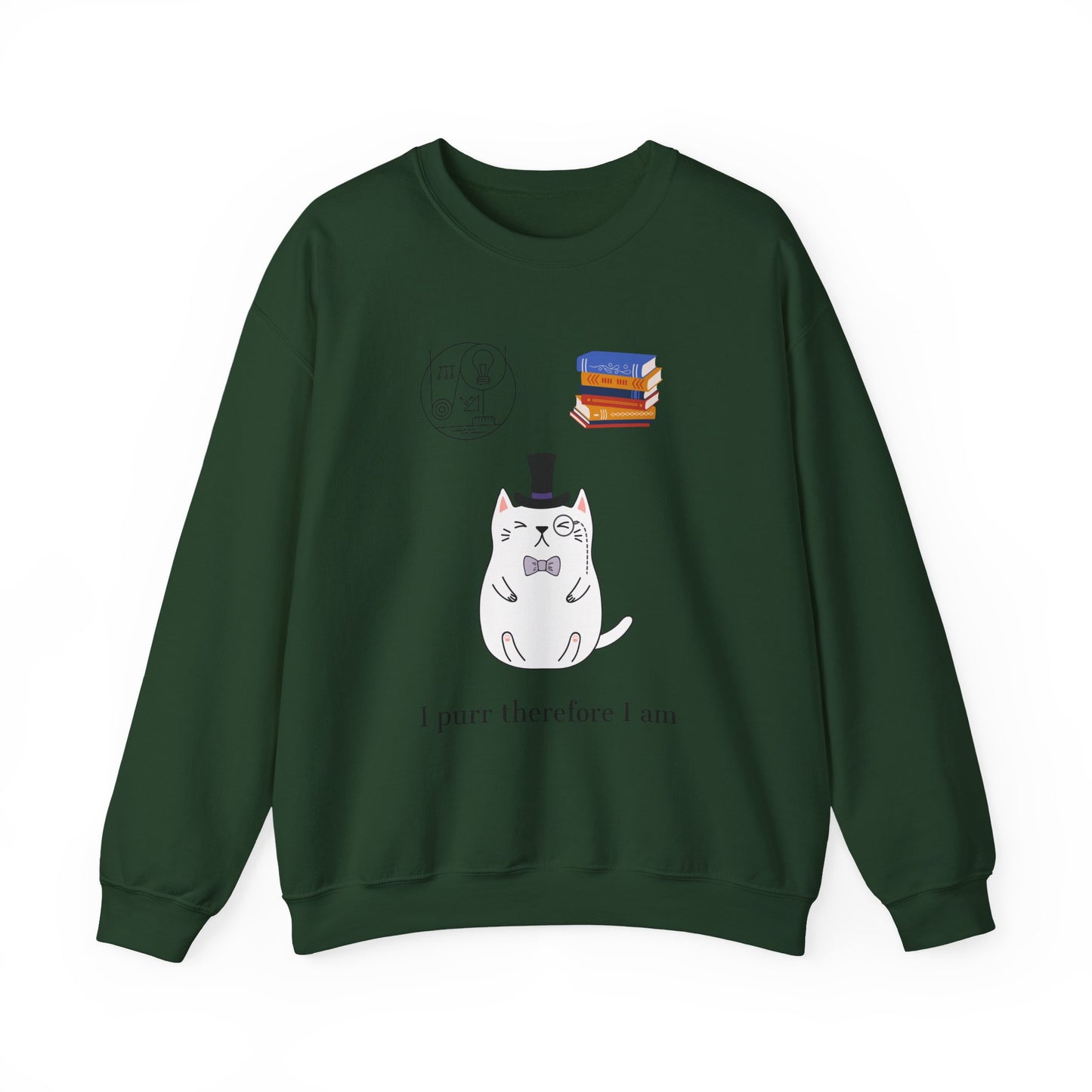 The Purrlosopher Sweatshirt – Cat Philosopher Crew Neck