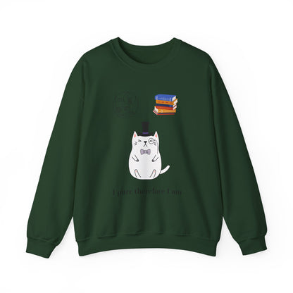 The Purrlosopher Sweatshirt – Cat Philosopher Crew Neck