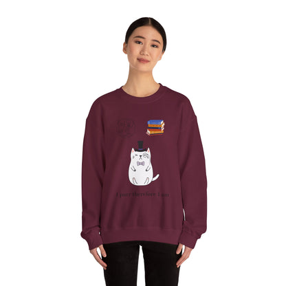 The Purrlosopher Sweatshirt – Cat Philosopher Crew Neck