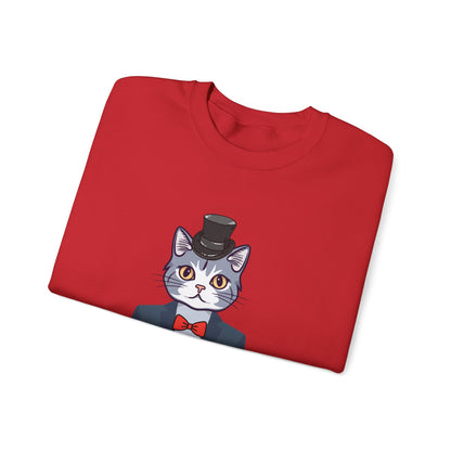Mr. Cat Dad Sweatshirt – Logo Crew Neck for Cat Lovers