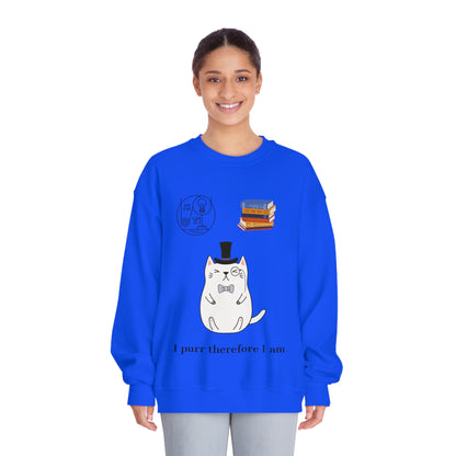 The Purrlosopher | Crew Neck Sweatshirt