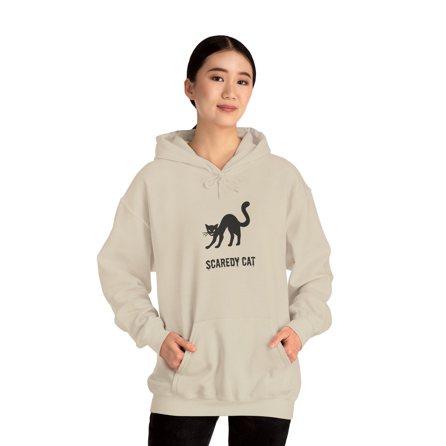 Scaredy Cat Hoodie – Sweatshirt for Cat Lovers