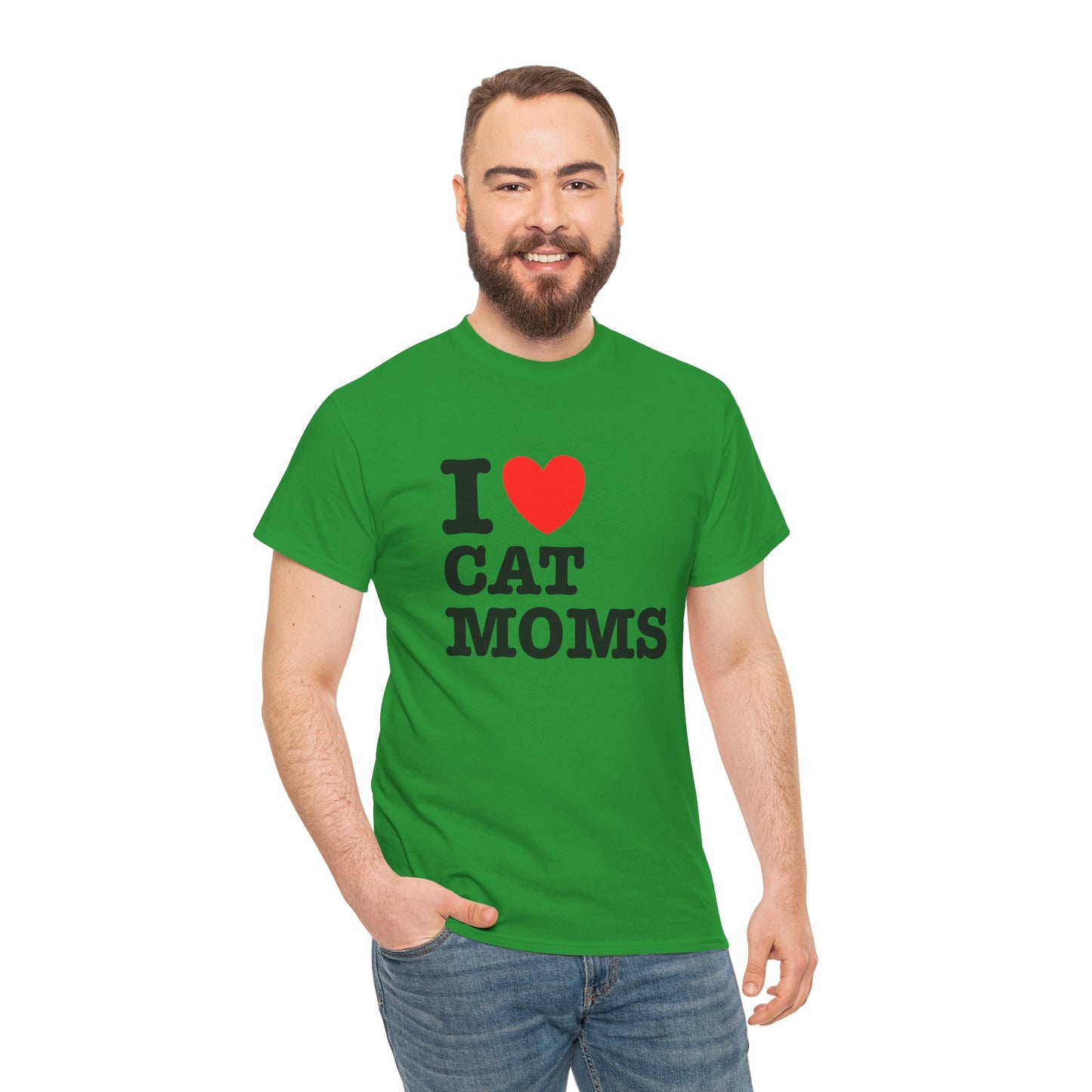 I Love Cat Moms T-Shirt – Bold Statement Tee