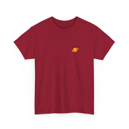 Lost in the Galaxy T-Shirt – Floating Space Cat Yarn Tee