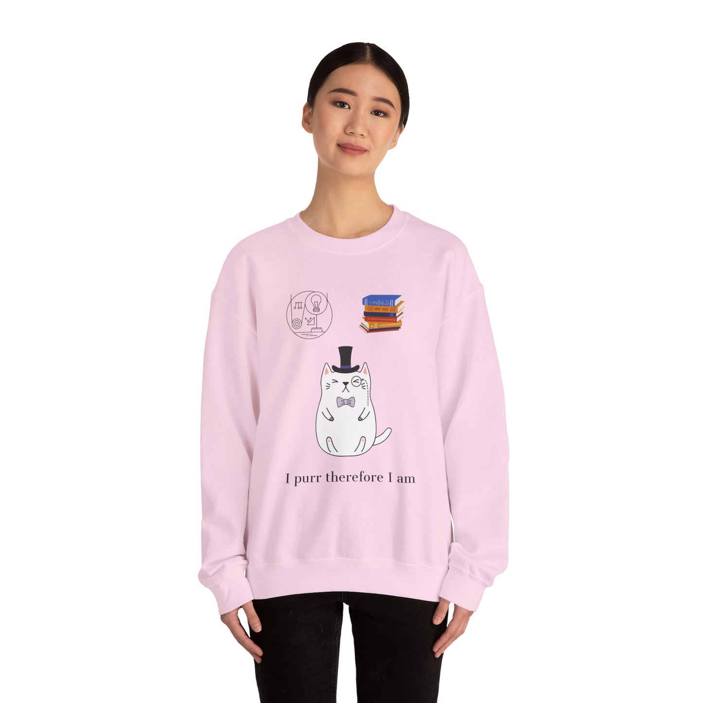 The Purrlosopher Sweatshirt – Cat Philosopher Crew Neck