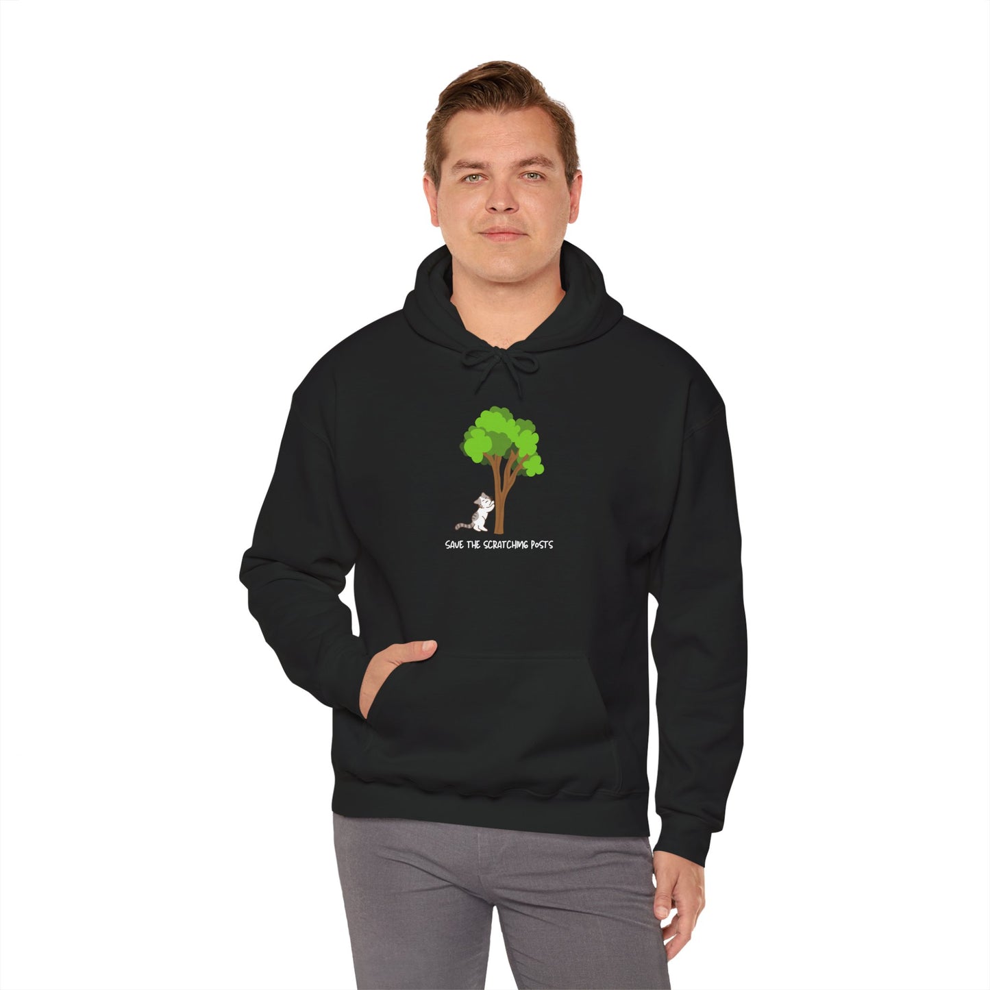 Tree Scratcher Hoodie – Cat Scratching Tree