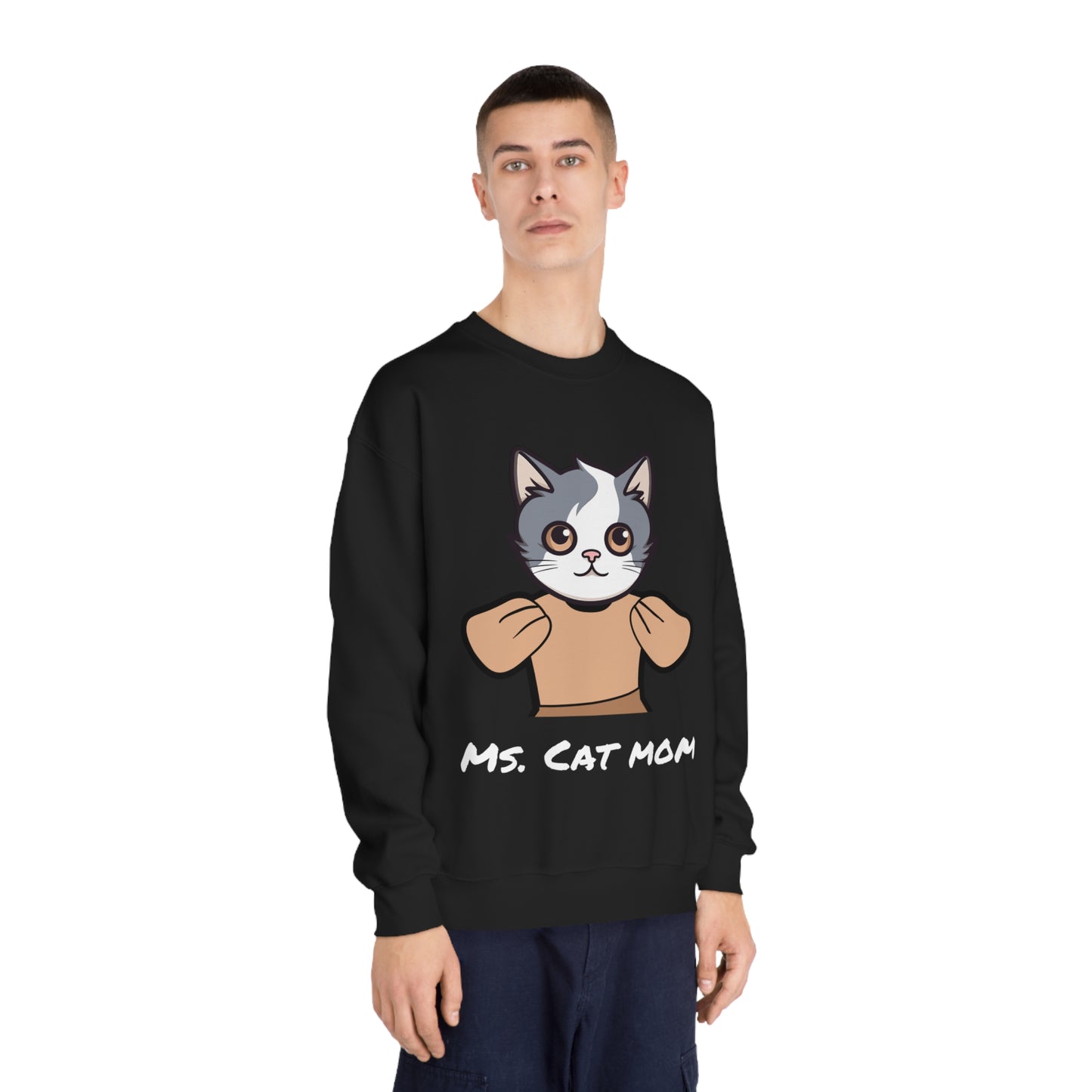 Ms. Cat Mom | Crew Neck Sweatshirt