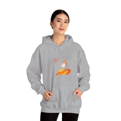 Lost in the Galaxy Hoodie – Space Cat-Inspired Sweatshirt