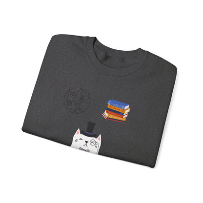 The Purrlosopher Sweatshirt – Cat Philosopher Crew Neck