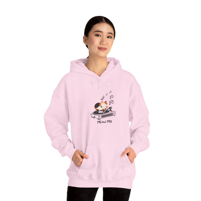 Meow Mix Hoodie – Cat and Music Lover Sweatshirt