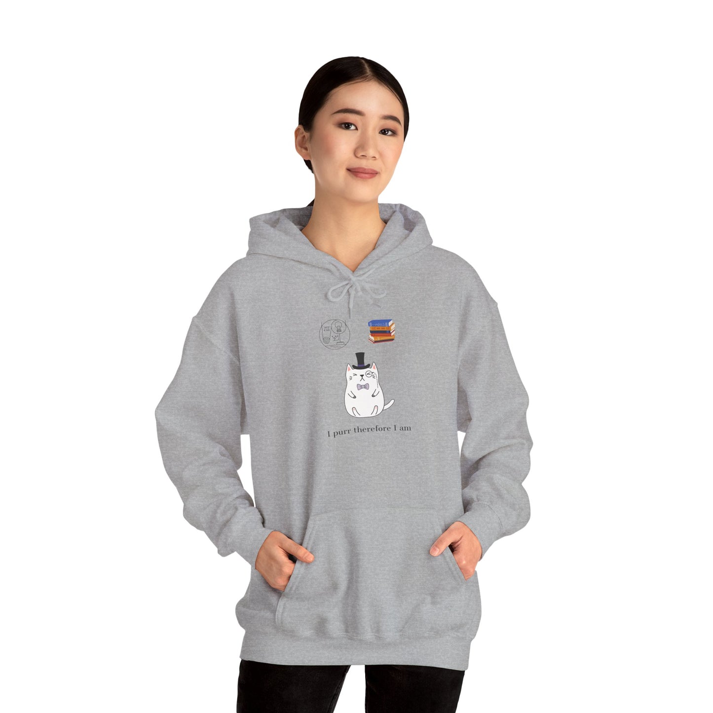 The Purrlosopher Hoodie – Philosopher Cat Sweatshirt