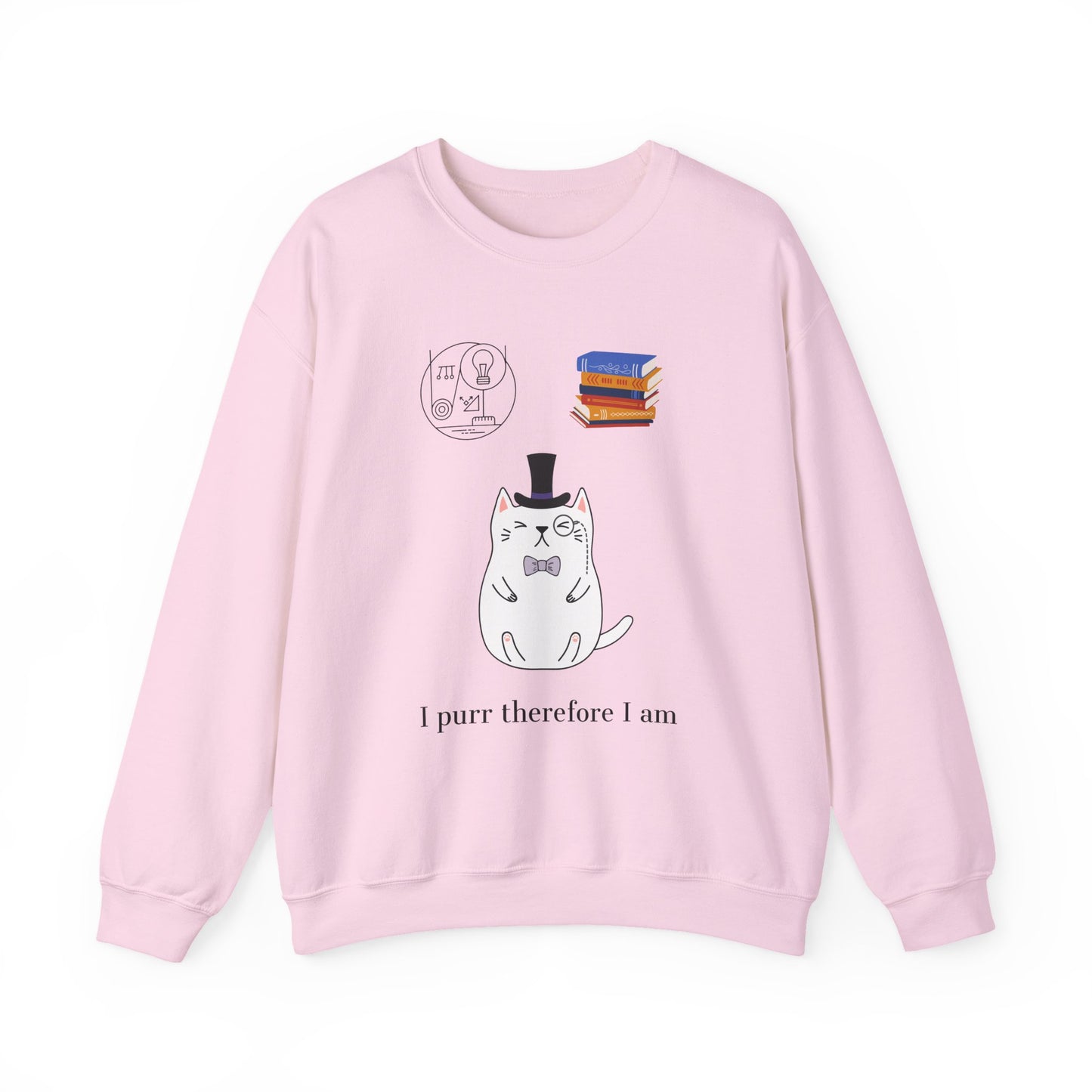 The Purrlosopher Sweatshirt – Cat Philosopher Crew Neck