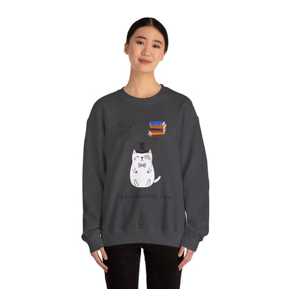 The Purrlosopher Sweatshirt – Cat Philosopher Crew Neck