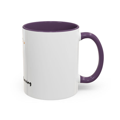 Purrfect Morning Cat Mug – Two-Tone Coffee Cup for Cat Lovers