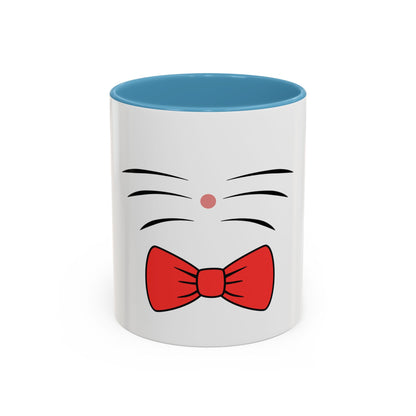 Whisker Sipper Cat Mug – Two-Tone Coffee Cup with Whisker Design