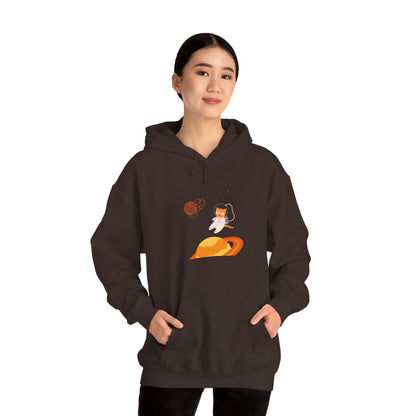 Lost in the Galaxy Hoodie – Space Cat-Inspired Sweatshirt