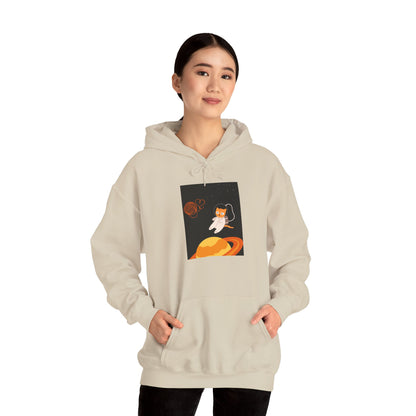 Lost in the Galaxy Hoodie – Space Cat-Inspired Sweatshirt
