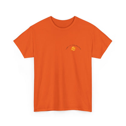 Lost in the Galaxy T-Shirt – Floating Space Cat Yarn Tee