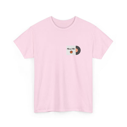 Meow Mix T-Shirt – Cat on Record Player Music Tee