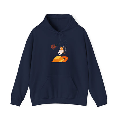 Lost in the Galaxy Hoodie – Space Cat-Inspired Sweatshirt