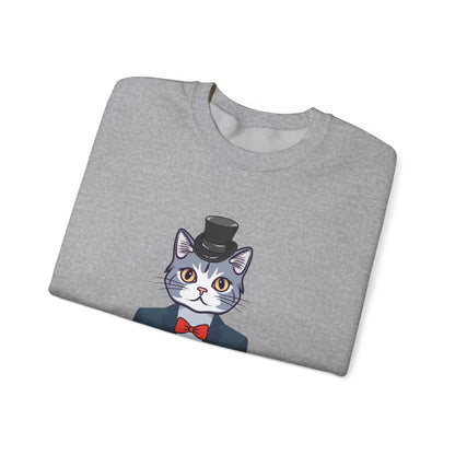 Mr. Cat Dad Sweatshirt – Logo Crew Neck for Cat Lovers