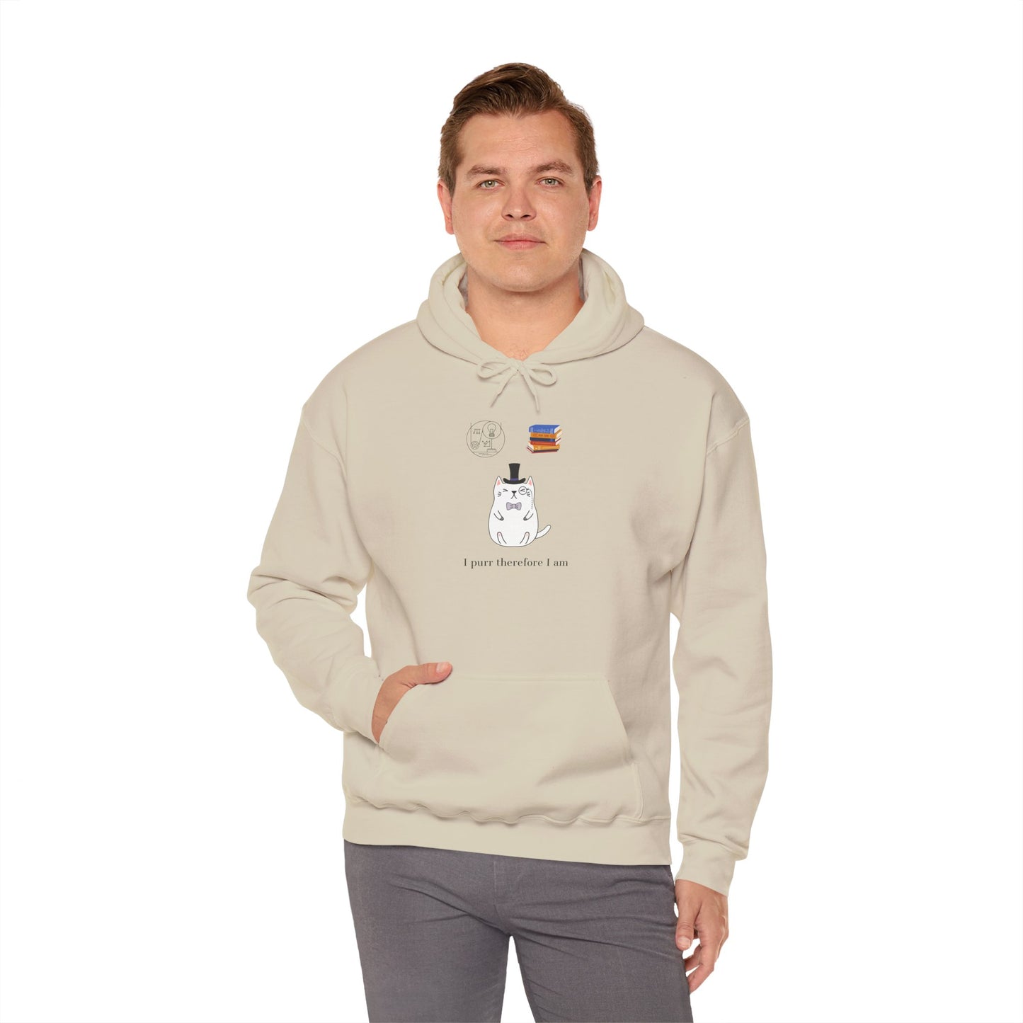 The Purrlosopher Hoodie – Philosopher Cat Sweatshirt
