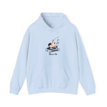 Meow Mix Hoodie – Cat and Music Lover Sweatshirt