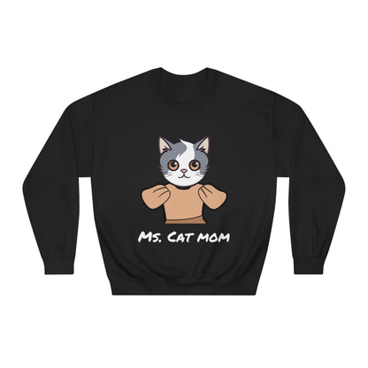 Ms. Cat Mom | Crew Neck Sweatshirt