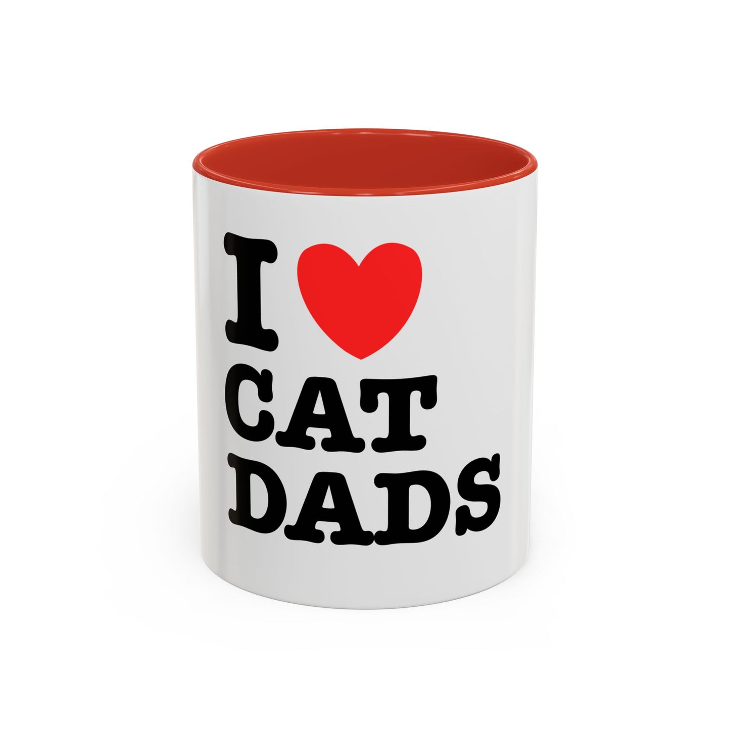 I Love Cat Dads Coffee Mug – 11oz Ceramic Mug