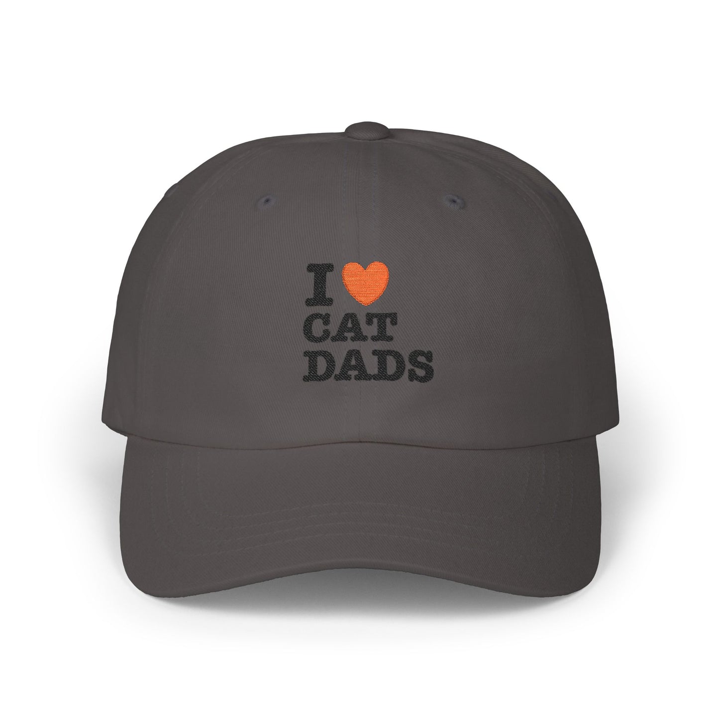 I Love Cat Dads Dad Cap – Embroidered Classic Baseball Hat