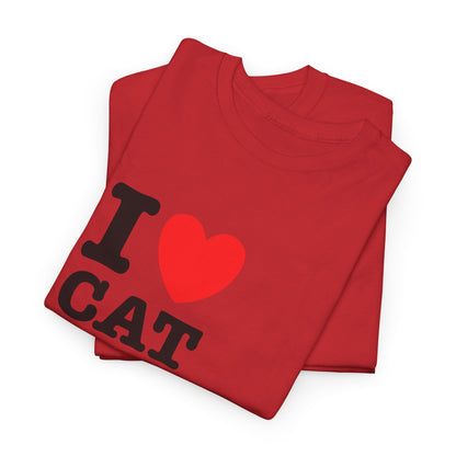 I Love Cat Moms T-Shirt – Bold Statement Tee
