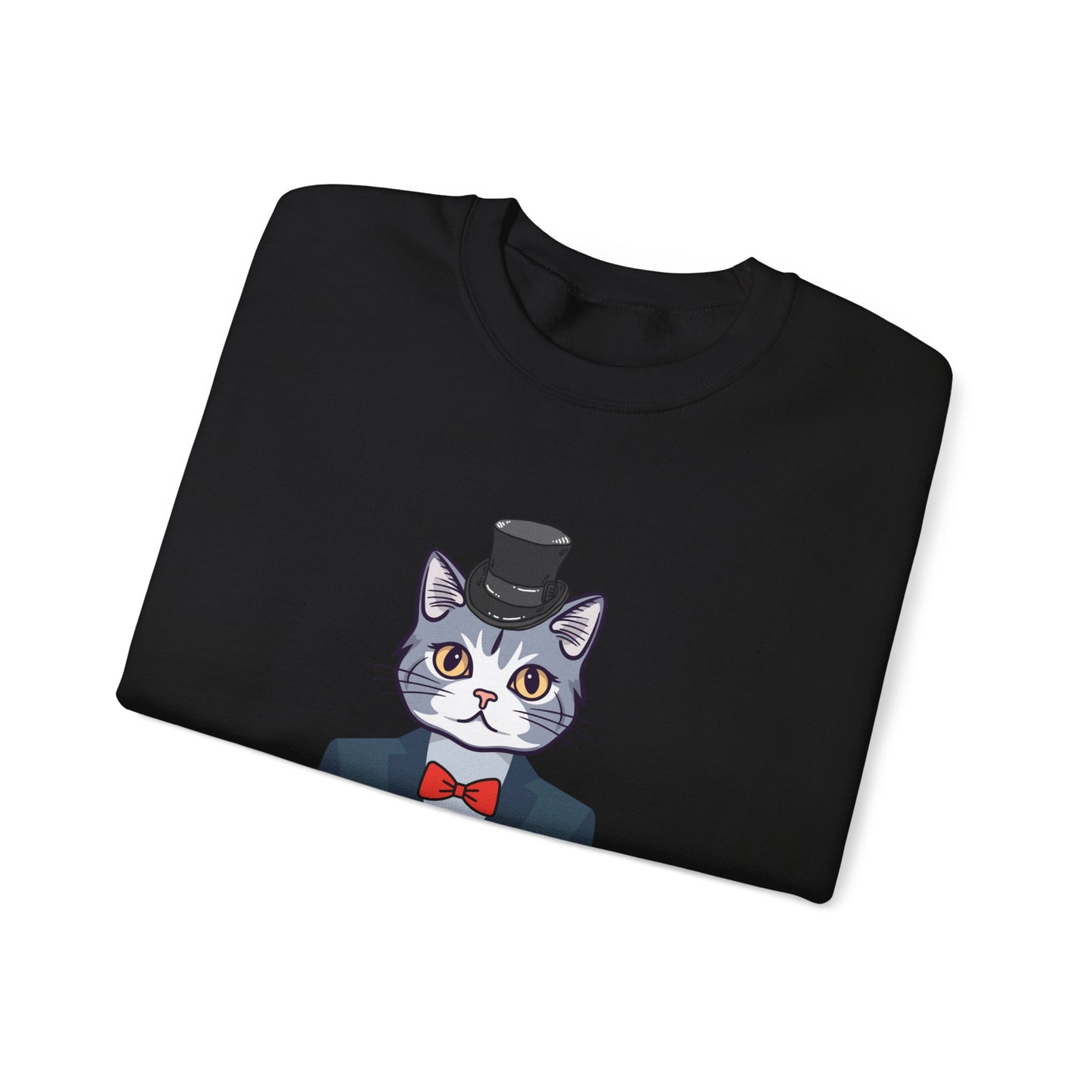 Mr. Cat Dad Sweatshirt – Logo Crew Neck for Cat Lovers