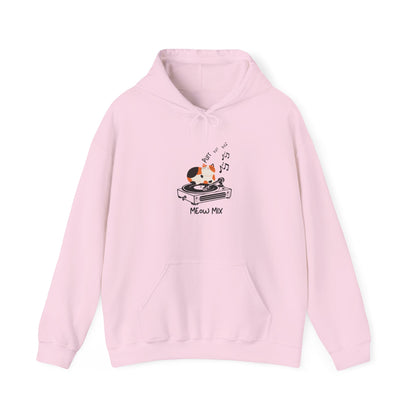 Meow Mix Hoodie – Cat and Music Lover Sweatshirt